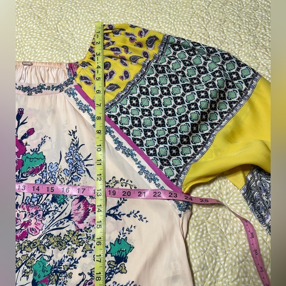 EUC Free People Positano Print Blouse Small - Picture 12 of 14